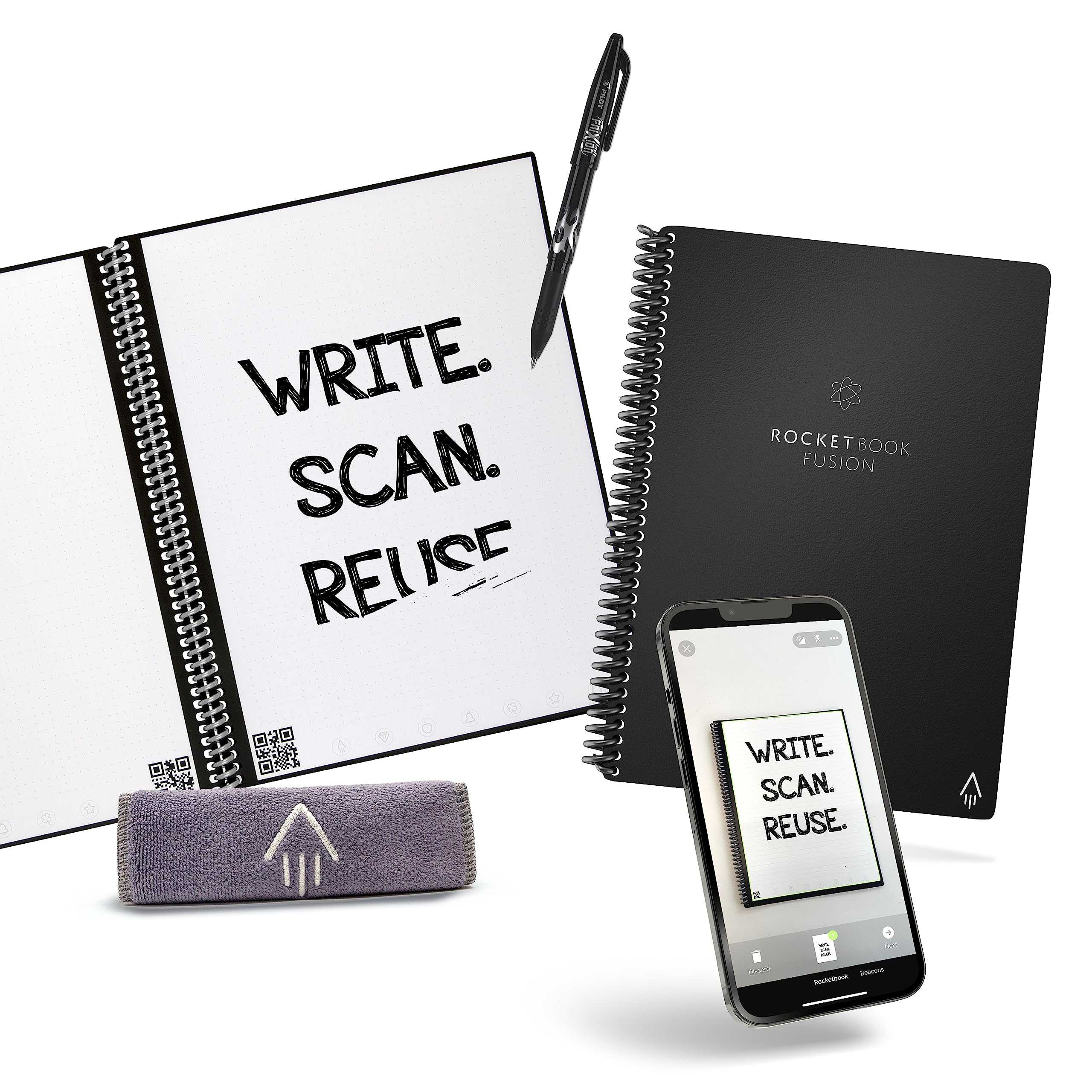 Rocketbook Fusion Spiral Notebook & Planner